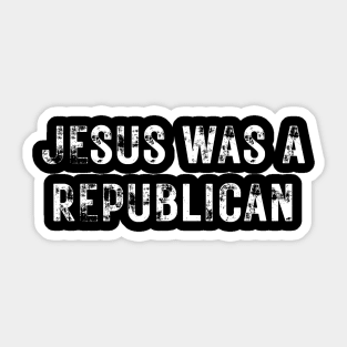 Republican-Jesus Sticker